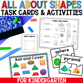 flat and solid shapes for kindergarten