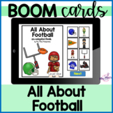 All About Football: Adapted Book: Boom Cards