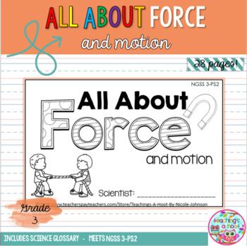 Preview of All About Force NGSS mini-book