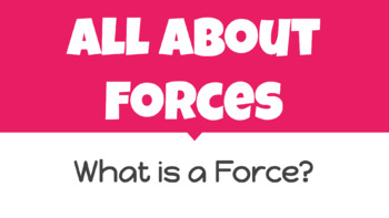 Preview of All About Forces Notes-Google Slide Presentation-Distance Learning