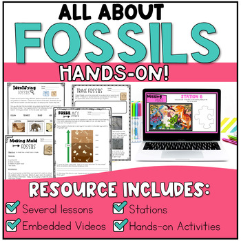 All About Fossils: NGSS Unit Aligned with 3-LS4-1 and 4-ESS1-1! | TPT