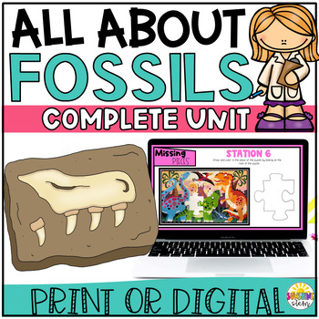 Preview of All About Fossils: NGSS Unit Aligned with 3-LS4-1 and 4-ESS1-1!