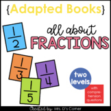 All About Fractions Adapted Books [Level 1 + 2] Digital + 