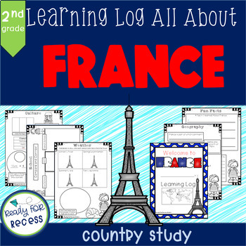 All About France Booklet: Country Study Research Report Project | TPT