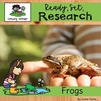 Preview of All About Frogs (Nonfiction Informational Writing Animal Research Reports)