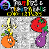 All About Fruits & Vegetables - Coloring Pages {AllAboutAl