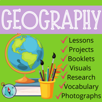 Preview of All About Geography Unit ~  Social Studies Maps and Globes resources