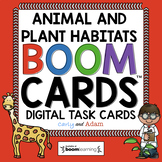 All About Habitats Boom Cards™ and Reading Passage