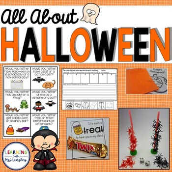 All About Halloween Activities and Stations by Learning with Mrs Langley