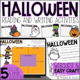 All About Halloween Reading Comprehension Activities, Webq