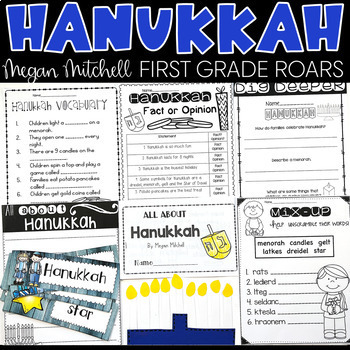 Preview of Hanukkah Nonfiction Mini Unit Holidays Around the World