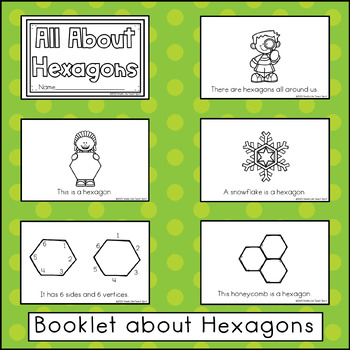 All About Hexagons | 2D Shapes | Booklet | Worksheet | Math | TPT