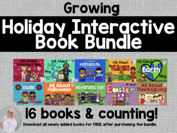 Preview of All About Holidays: Interactive Book Bundle