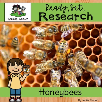 Preview of All About Honey Bees (Nonfiction Informational Writing Animal Research Reports)