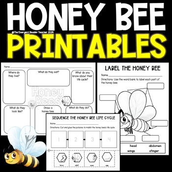 All About Honey Bees | Printables | No Prep | Kindergarten - 2nd Grade ...