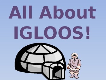 Preview of All About IGLOOS Book