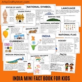 All About India - Country Study for Kids | Mini Fact Book