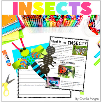 Preview of Insects Nonfiction Reading and Crafts Insect Activities Insect Life Cycle Bugs