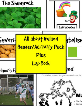 Preview of All About Ireland Reader/Activity/Lap Book
