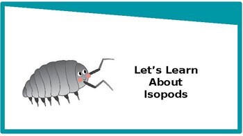 Preview of All About Isopods Unit