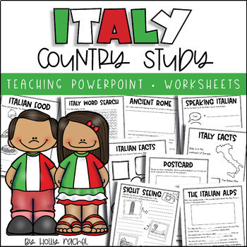 Preview of All About Italy - Country Study