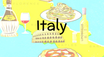 Preview of All About Italy (Google Slides & Recipes)