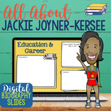 All About Jackie Joyner-Kersee Digital Biography Slides | 
