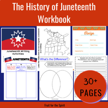 all about juneteenth workbook by fruit for the spirit tpt