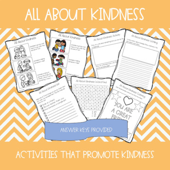 All About Kindness - Activities that Promote Kindness by Jadyn Price