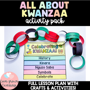 Preview of All About Kwanzaa Crafts and Activities - Holidays Around the World
