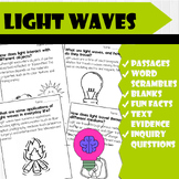 All About LIGHT WAVES | Science Reading Comprehensions, an
