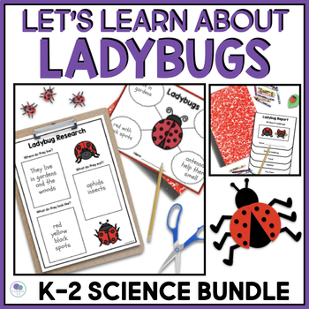 Preview of All About Ladybugs Science Thematic Unit For Kindergarten 1st 2nd Grade