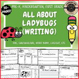 All About Ladybugs Writing Ladybug Unit PreK Kindergarten 