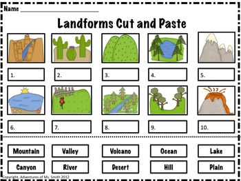 All About Landforms by Adventures of Ms Smith | Teachers Pay Teachers