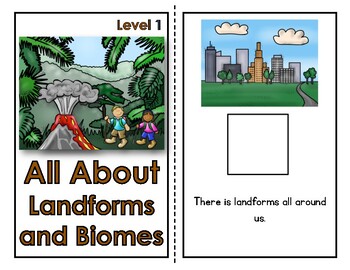 Preview of All About Landforms and Biomes Adapted Book Part 1(2 Levels)