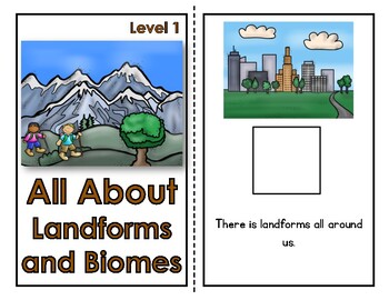 Preview of All About Landforms and Biomes Adapted Book Part 2 (2 Levels)