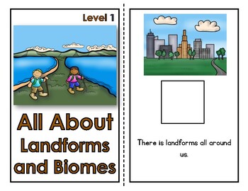 Preview of All About Landforms and Biomes Adapted Book Part 3 (2 Levels)