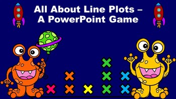 Preview of All About Line Plots - A PowerPoint Game