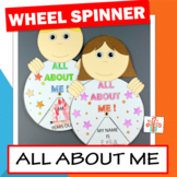 All About ME Craft -  Back To School Craft - Spinner Craft