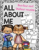 All About ME: Readers and Writers Version