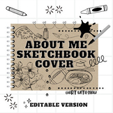 All About ME Sketchbook Cover Lesson/ Doodle/ Student Exam