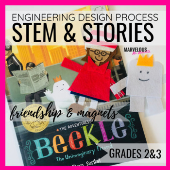 Preview of All About Magnets | Beekle Lesson Plan | Engineering Design Process Activity