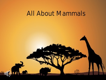 Preview of All About Mammals