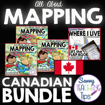 Preview of All About Mapping CANADIAN BUNDLE