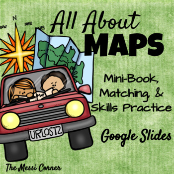 Preview of All About Maps - Map Skills - Distance Learning - Google Slides