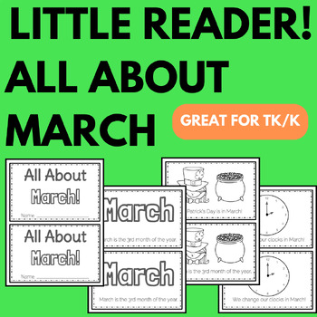 Preview of All About March - LITTLE READER