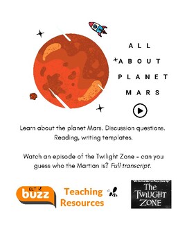 Preview of All About Mars. Twilight Zone - Who Is The Martian? Science. ELA ESL Video