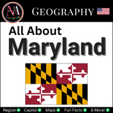 All About Maryland | US States | Activities & Worksheets