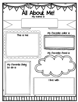 All About Me! by Danielle Dengler | TPT