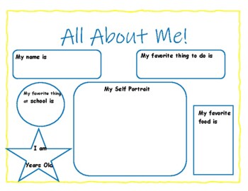 All About Me! by Ashleigh Allison | TPT